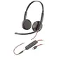 Image de Blackwire 3225 Monaural Head-Band Black Headset - Headsets (Call Center/Office, Monaural, Head-Band, Black, IN-LINE Control, Wired)