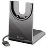 Image de Poly Voyager Focus 2 UC - Micro-casque - sur-oreille - Bluetooth - sans fil, filaire - Suppresseur de bruit actif - USB-A - avec support de