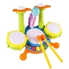 Image de enfants Electrique Kit Tambour Jouets D'enfants Instruments de Musique Playset Flash Light Toy Multicolor RA106