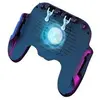 Image de Contrôleur de jeu mobile sensible shoot and aim joysticks gamepad handle forpubg - noir