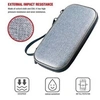 Image de Sac de transport de voyage en pochette rigide eva +4 bouchons pour console ns switch - noir