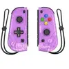 Image de Joycon controller poignée de jeu joypad de remplacement gauche et droite pour commutateur ns - violet