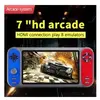 Image de Rétro jeu portable console de jeux vidéo écran 7 pouces intégré 1200 jeux classiques - multicolore