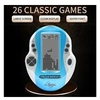 Image de Console de jeu portable d'enfance de 3 pouces avec 26 jeux électroniques lcd intégrés - bleu