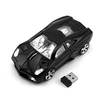 Image de Souris de jeu sans fil 2.4G pour jeu de forme Lamborghini avec ordinateur portable récepteur USB - Noir