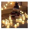 Image de Fée led guirlande lumineuse de noël boule ronde blubs lampe fête mariage 100led 10m - blanc