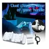 Image de Station de charge du contrôleur chargement double avec 2 batteries rechargeables pour one / slim x - blanc