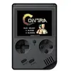 Image de Rétro mini console de jeu vidéo tenue dans la main 168 jeux classiques intégrés pour les enfants - noir