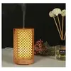 Image de Diffuseur d'arôme de grain bois 100ml humidificateur d'atomisation veilleuse colorée - jaune