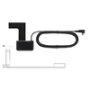 Image de Kenwood CXDAB1 - Antenne - fenêtre de voiture, automobile - pour Kenwood DNN9230DAB, DNX4210DAB, DNX521DAB, DNX7230DAB