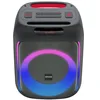 Image de Kenwood Enceinte Bluetooth puissante, batterie 10H AS-P200BT, portable, auto-amplifiée, woofer 165mm, lumières LED, USB, MicroSD, AUX en occasion ou reconditionné