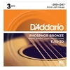 Image de EJ15-3D Phosphor Bronze Extra Light 10-47 Pack de 3