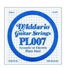 Image de PL007 - Corde au détail 007 guitare électrique - Acier plein