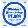 Image de PL008 - Corde au détail 008 guitare électrique - Acier plein