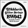 Image de Corde au détail pour guitare acoustique 042 80/20 File Bronze - BW042
