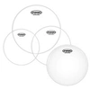 Image de G2HDD-R Rock HD DRY - pack Peaux transparentes (10'', 12'', 14'', 16) - toms et caisse claire