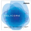 Image de 4/4 Helicore Corde Re Medium/file Titane Cordes violoncelle