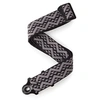 Image de 50BAL03 - Sangle Auto Lock pour guitare, motif Black Padded Geometric