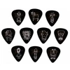 Image de 10 médiators Joe Satriani medium noirs -