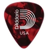 Image de 1CRP4-25 - Médiators guitare Celluloïd - motif perle rouges, pack de 25, Medium