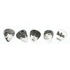 Image de Beatles Guitar Picks Revolver 10 Pack Heavy Médiators