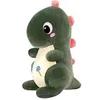 Image de Peluche En Coton PP motif dinosaure 30cm vert foncé 1036