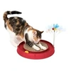 Image de Cat It Cuircuit 3 En 1 Avec Balle Et Planche A Griffer - Ø 36 Cm - Rouge - Pour Chat