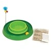 Image de CAT IT Cuircuit 3 en 1 avec balle et jardiniere dherbe - O 36 cm - Vert - Pour chat
