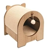 Image de Meuble a griffer Minou - 36 x 36,5 x 40,5 cm - Marron clair - Pour chat