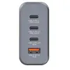 Image de - Adaptateur secteur - GaN - 140 watt - 5 A - PD 3.0, Power Delivery 3.1, QC 3.0, PD/PPS - 4 connecteurs de sortie (3 x USB-C, USB)