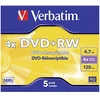 Image de Verbatim Boîte de 5 DVD + RW 4 x 4,7 Go en occasion ou reconditionné