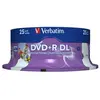 Image de - 25 x DVD+R DL - 8.5 Go 8x - surface imprimable large - spindle