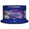 Image de - 50 x DVD+R DL - 8.5 Go 8x - surface imprimable par jet d'encre - spindle