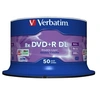 Image de - 50 x DVD+R DL - 8.5 Go (240 minutes) 8x - argent mat - spindle