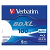 Image de - 5 x BD-R XL - 100 Go 4x - surface imprimable par jet d'encre - boîtier CD