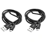 Image de Sync and Charge - Câble USB - USB (M) pour Micro-USB de type B (M) - 1 m - noir (pack de 2)