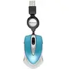 Image de Go Mini Optical Travel Mouse - Souris - droitiers et gauchers - optique - filaire - USB - bleu des Caraïbes