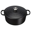 Image de Signature - Casserole avec couverture - 24 cm - 4.2 L - rond - noir mat