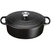 Image de Signature - Casserole avec couverture - 29 cm - 4.7 L - ovale - noir mat