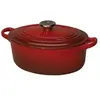 Image de Cocotte ovale Signature 29cm Cerise - - Rouge - Fonte