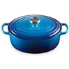 Image de Cocotte Oval Evolution en Fonte émaillée 31 cm Azure