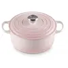 Image de Cocotte en fonte émaillée 24 cm Shell Pink