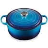 Image de Cocotte Ronde Evolution en Fonte Emaillée 28 cm Azure