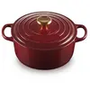 Image de Cocotte Ronde Evolution en Fonte 24 cm Garnet