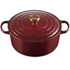 Image de Cocotte Ronde Evolution en Fonte Emaillée 28 cm Garnet