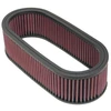 Image de Filtre De Remplacement K & N 12inchx5-1 / 4inch, 3-1 / 4inch, Ovale (E-3671) K&N K&N E3671 Citroen;Peugeot;Talbot