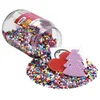 Image de Midi Pot Violet 7000 Perles + 2 Plaques Couleurs