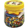 Image de Activités créatives Pot de 4000 pièces avec 3 Plaques Jbm Hama Multicolore 12,3x12x12 cm A1304799