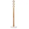 Image de - Porte-manteaux Flapper naturel 9 crochets blancs 165 cm Naturel