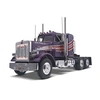 Image de kit modèle 1Peterbilt 359 Conv'l:25 violet 116 pièces